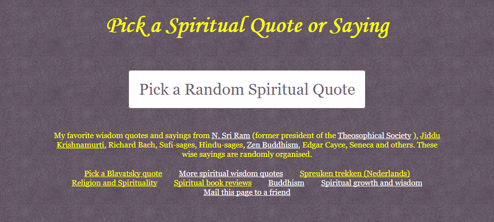 Spiritual Quotes and other news